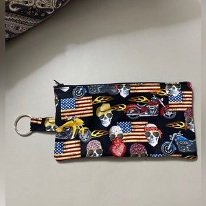 New Hot  Money Stash cash bag zippered pouch with keyring